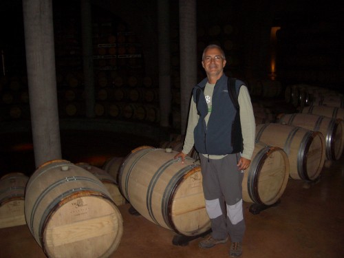 Regino en las bodegas